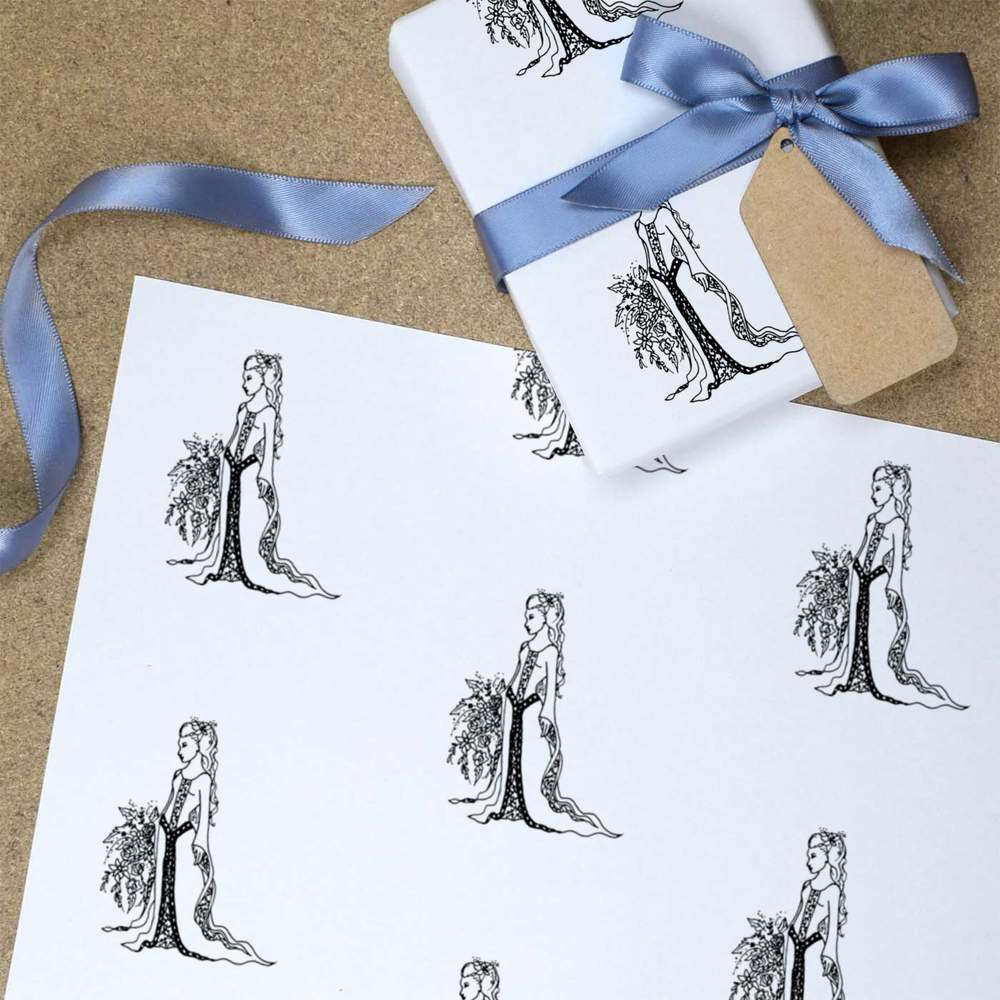 Wrapping Paper /'Medieval Princess/' Gift Wrap GI006320