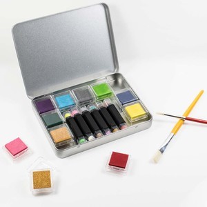 TT021803 /'Palette de peinture/' boîtes d/'étain de rangement