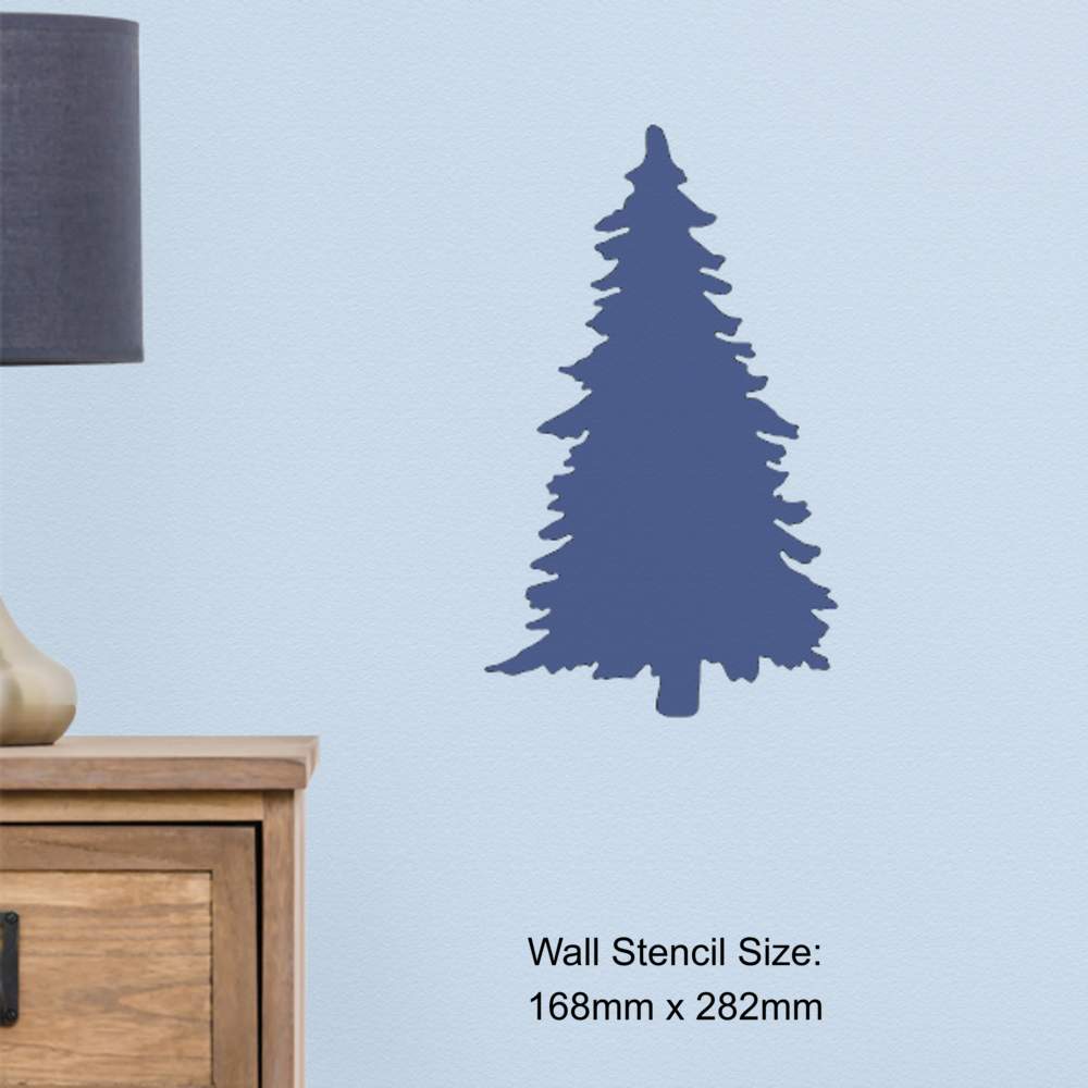 Templates /'Silhouetted Pine Tree/' Wall Stencils WS014912