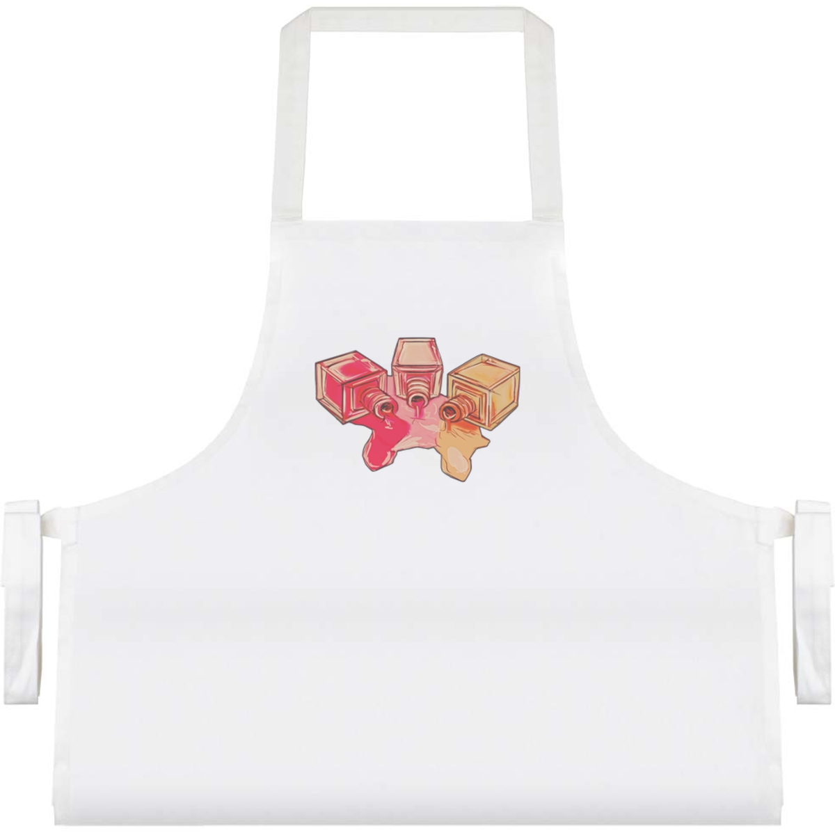 'Spilt Nail Polish' Unisex Cooking Apron (AP00010705)