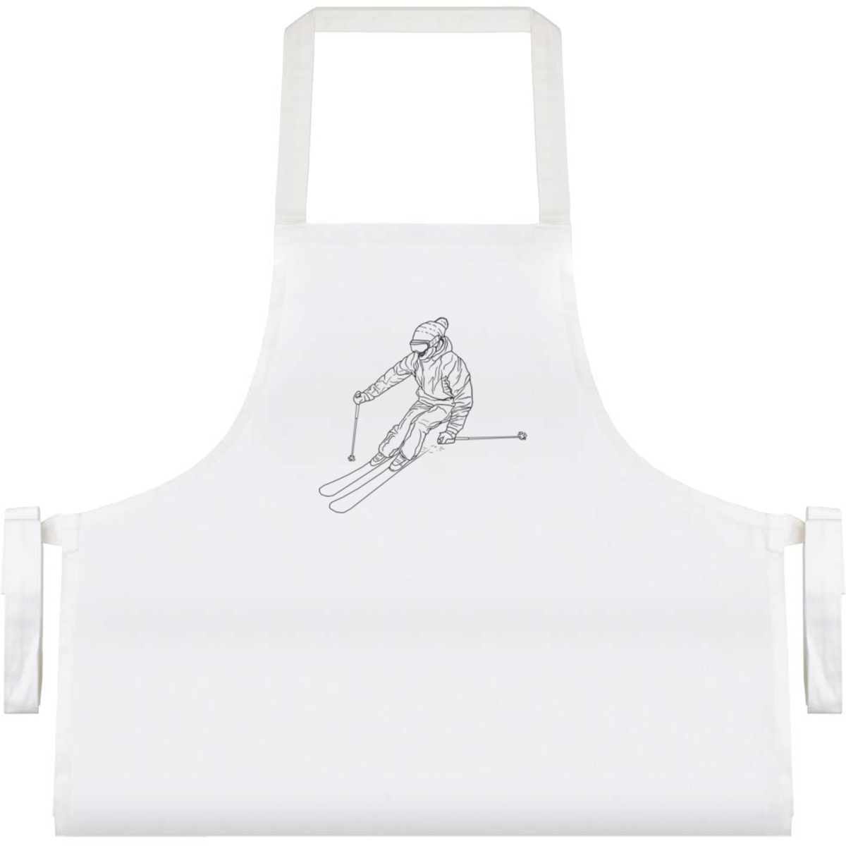 'Skier' Unisex Cooking Apron (AP00033844)