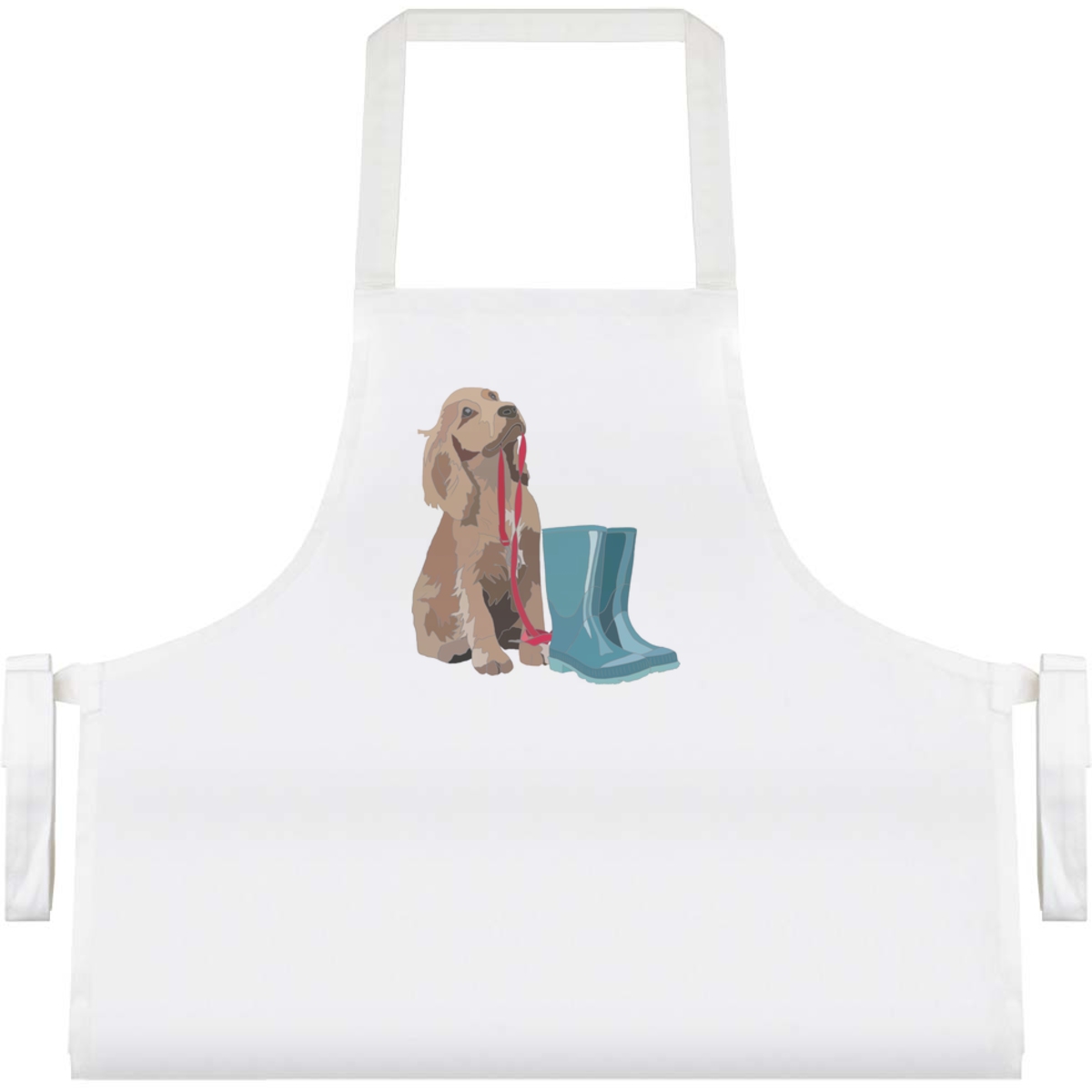 'Dog & Wellies' Unisex Cooking Apron (AP00035060)