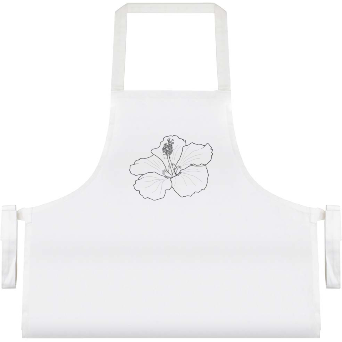 'Hibiscus Flower' Unisex Cooking Apron (AP00035284)