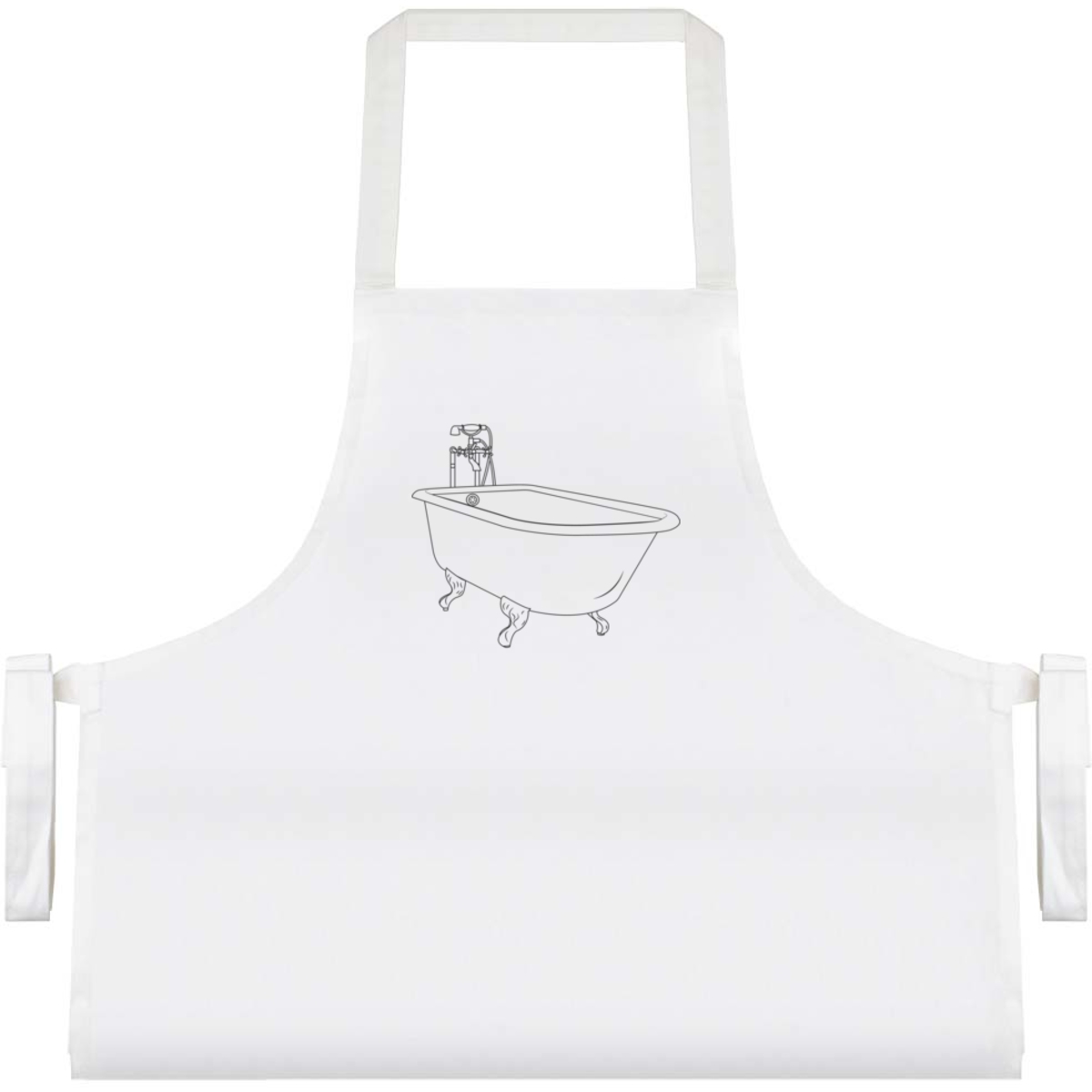 'Antique Bath' Unisex Cooking Apron (AP00036591)