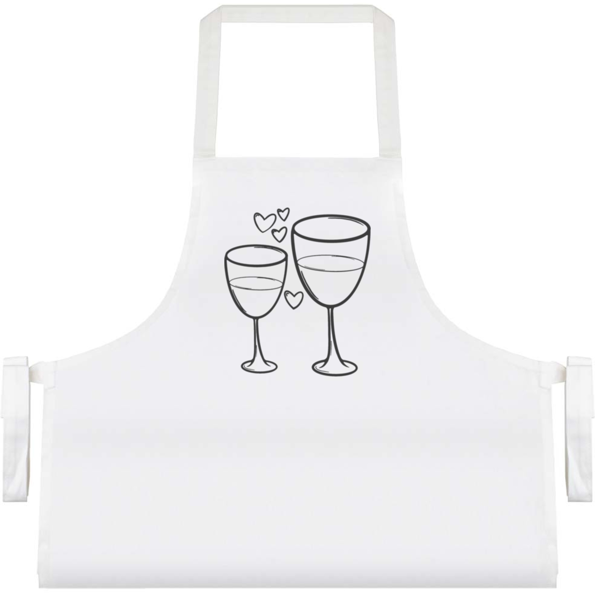'Wine Love' Unisex Cooking Apron (AP00037071)