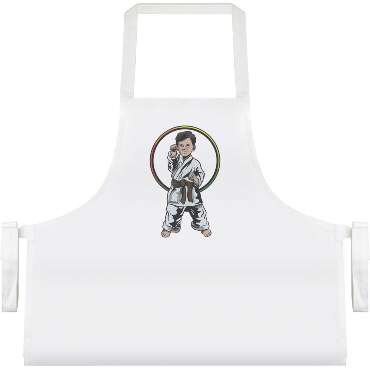 'Karate Boy' Unisex Cooking Apron (AP00038416)