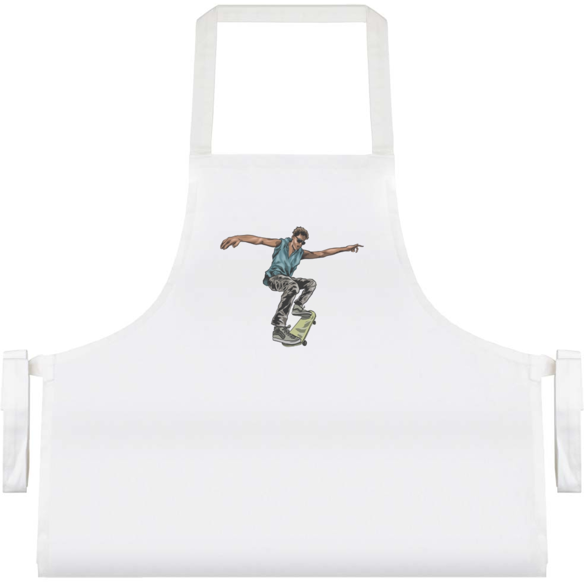 'Skateboarding Man' Unisex Cooking Apron (AP00038430)