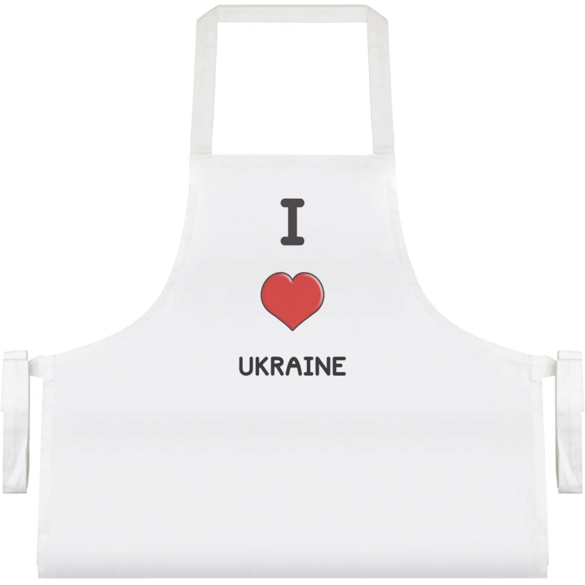 'I Love Ukraine' Unisex Cooking Apron (AP00041529)