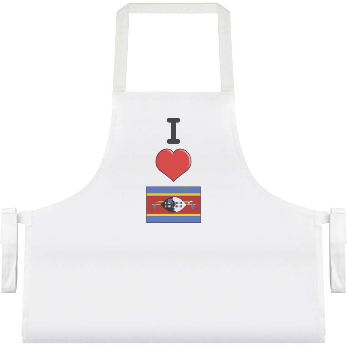 'I Love Swaziland' Unisex Cooking Apron (AP00041979)