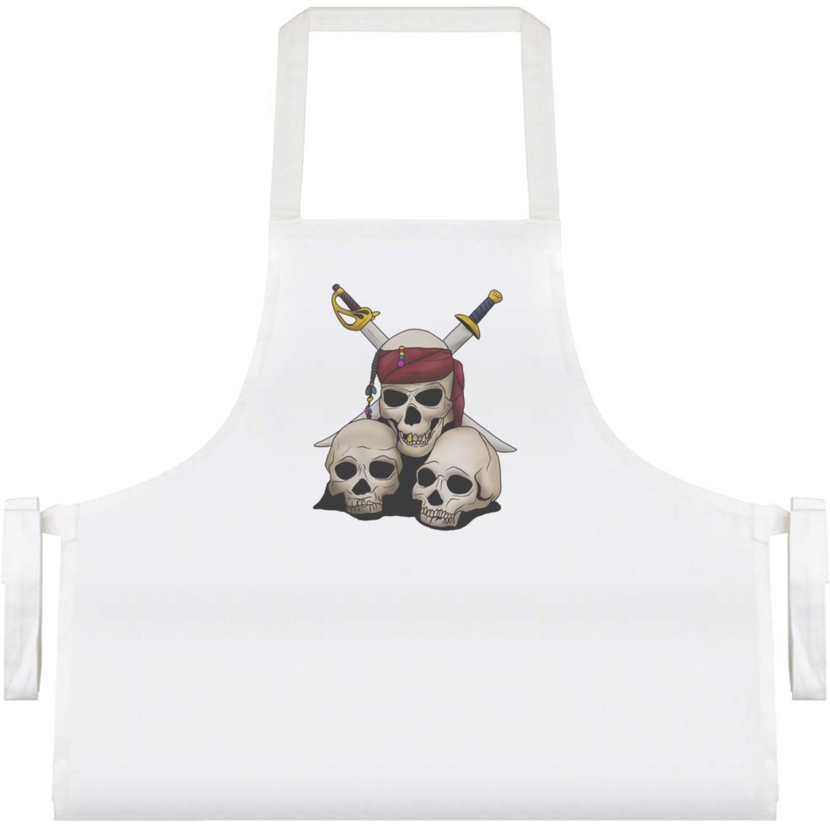 'Pirate Skulls' Unisex Cooking Apron (AP00042861)
