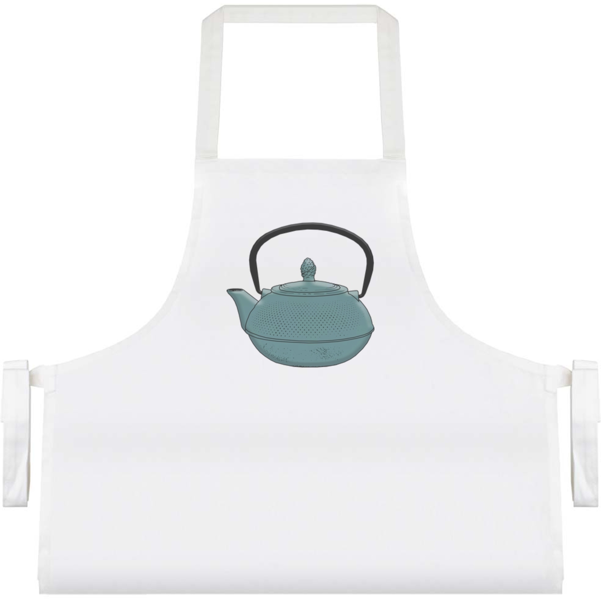 'Chinese Iron Tea Kettle' Unisex Cooking Apron (AP00043150)