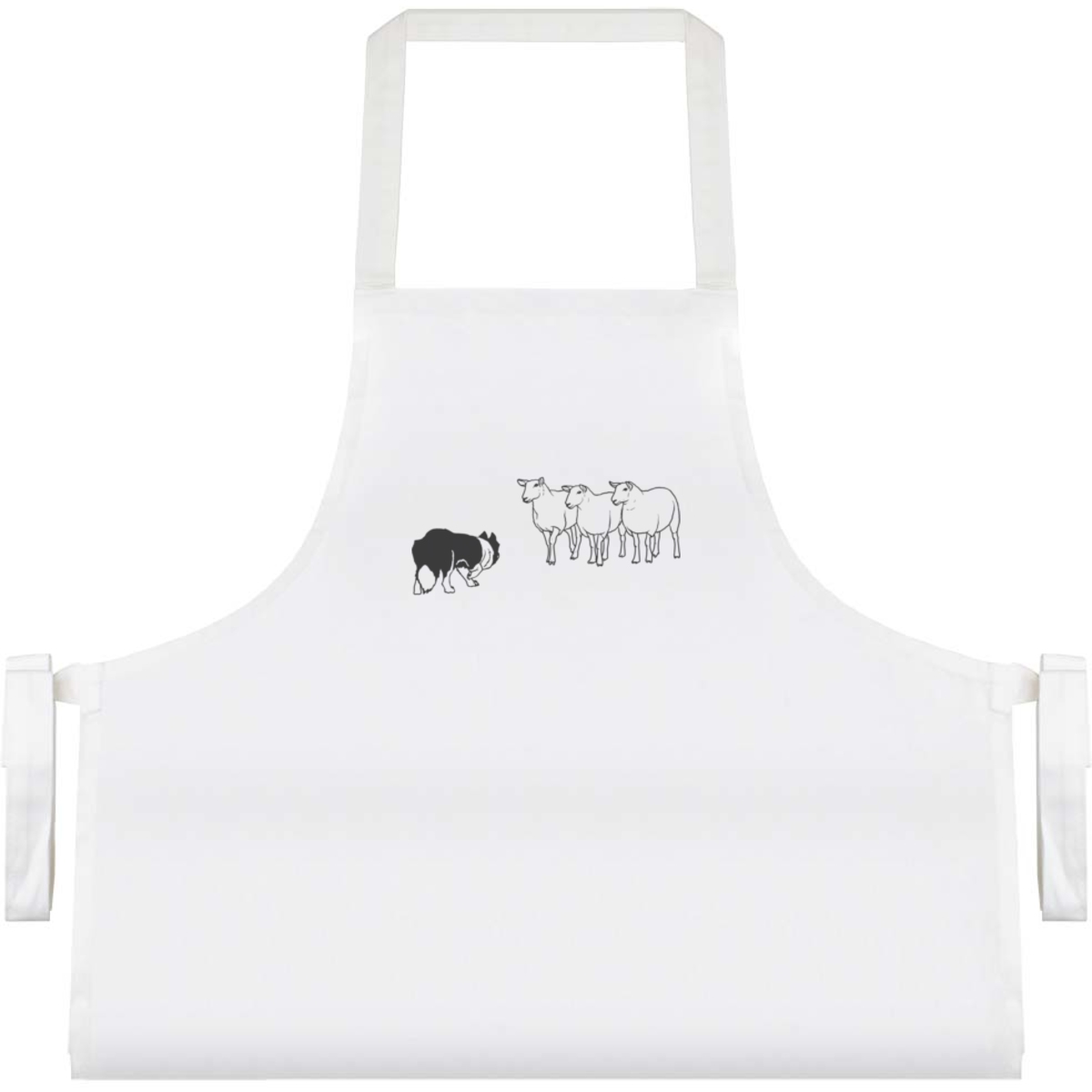 'Dog Herding Sheep' Unisex Cooking Apron (AP00045054)