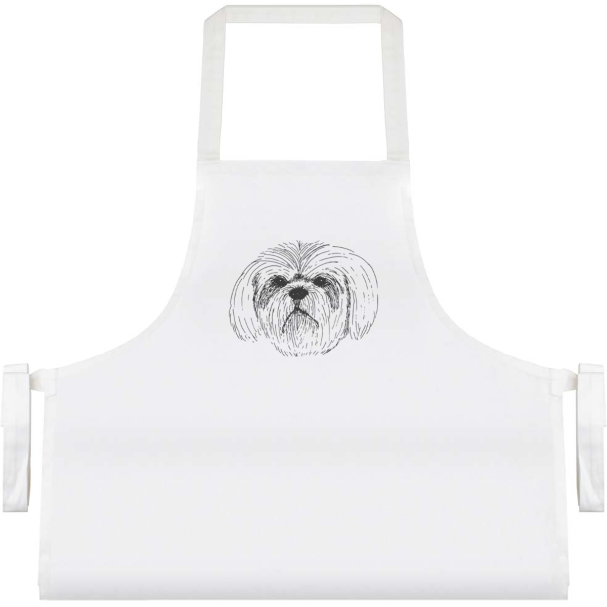 'Lhasa Apso Head' Unisex Cooking Apron (AP00047112)