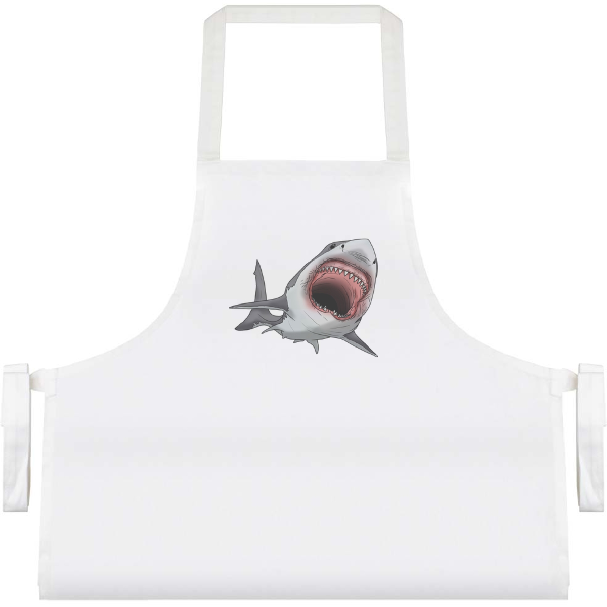 'Great White Shark Bite' Unisex Cooking Apron (AP00052347)