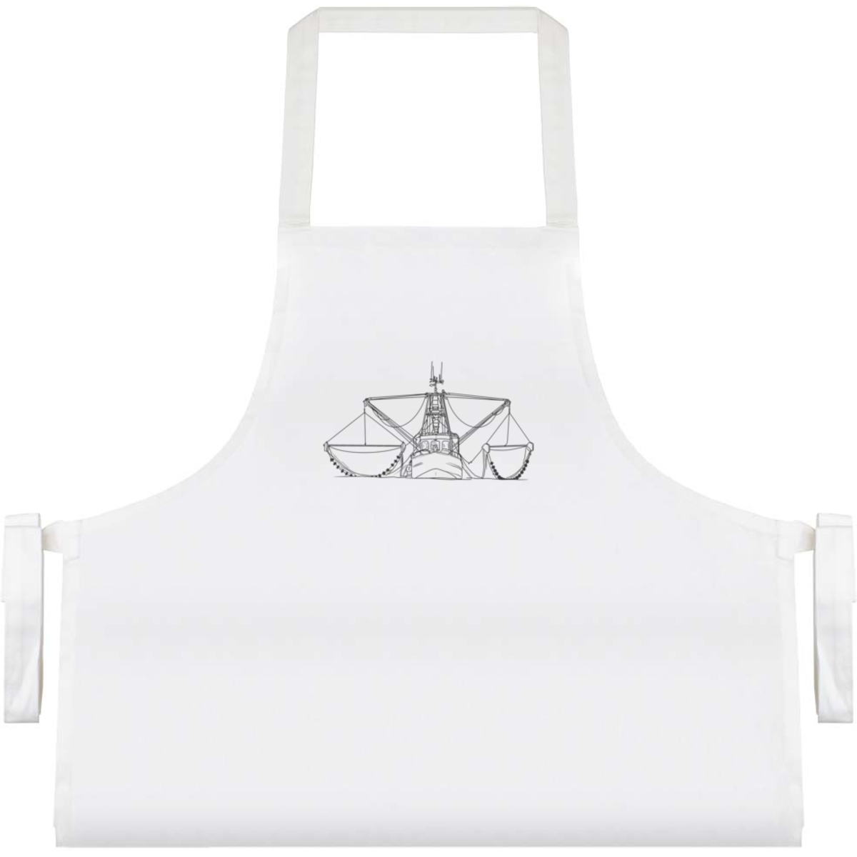 'Fishing Boat' Unisex Cooking Apron (AP00053811)