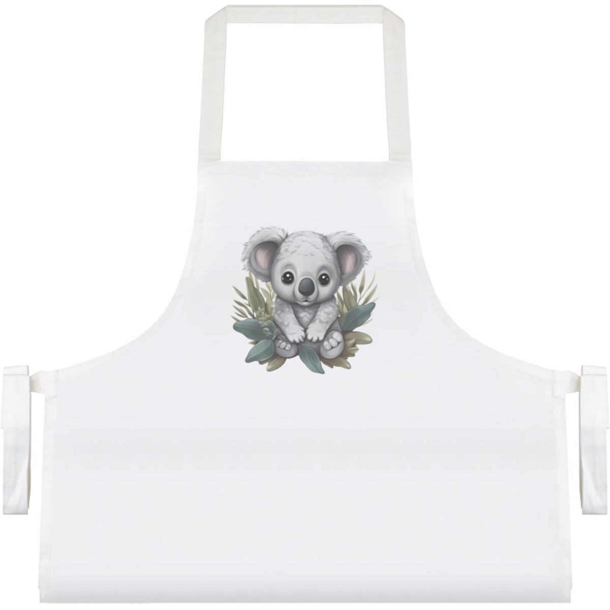 'Cute Baby Koala in Leaves' Unisex Cooking Apron (AP00055399)