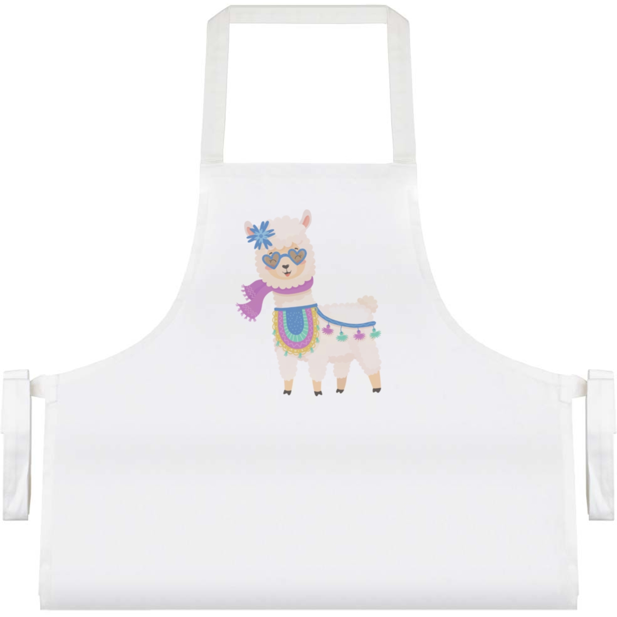 'Cute Alpaca with Scarf' Unisex Cooking Apron (AP00055705)