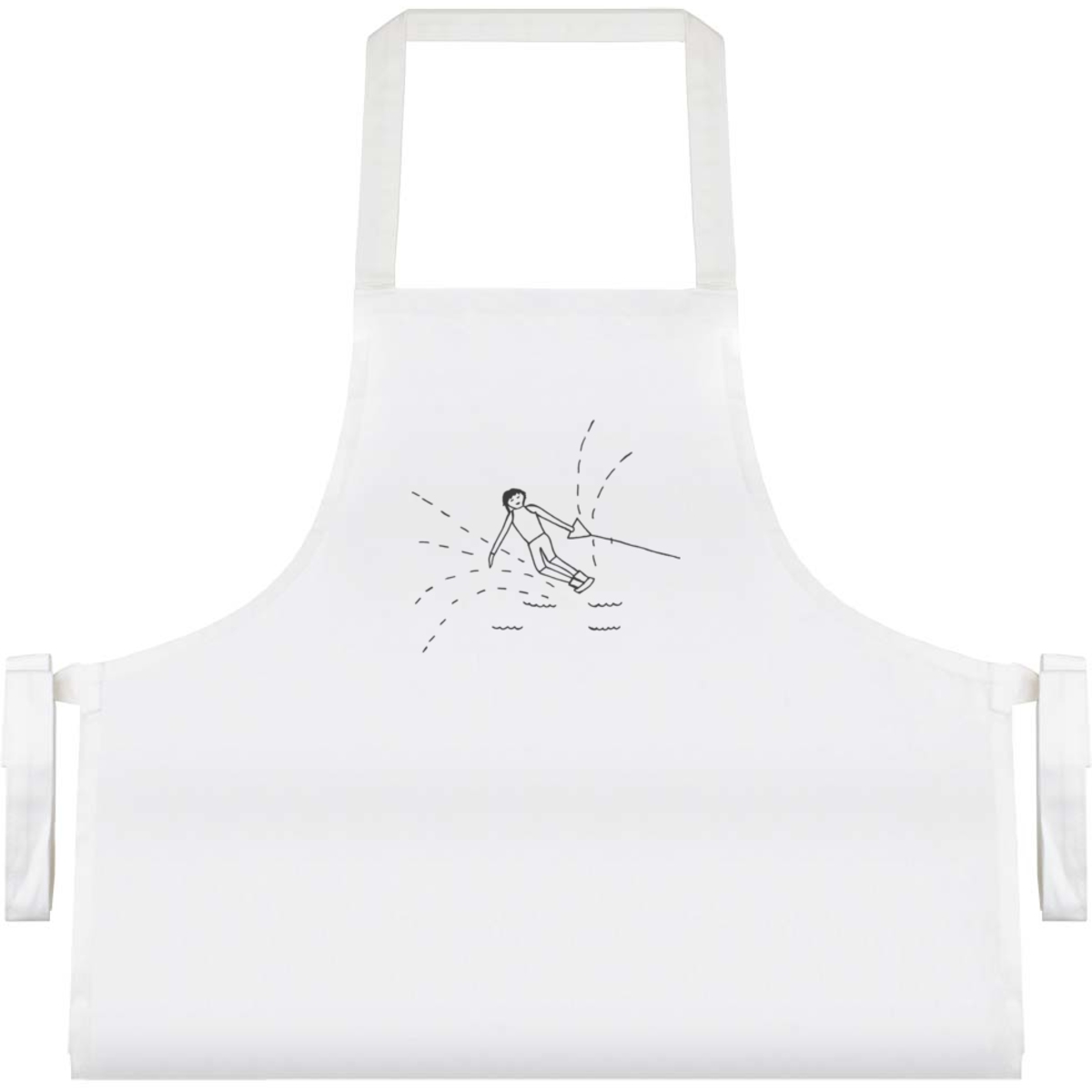 'Fun water skiing ' Unisex Cooking Apron (AP00056390)