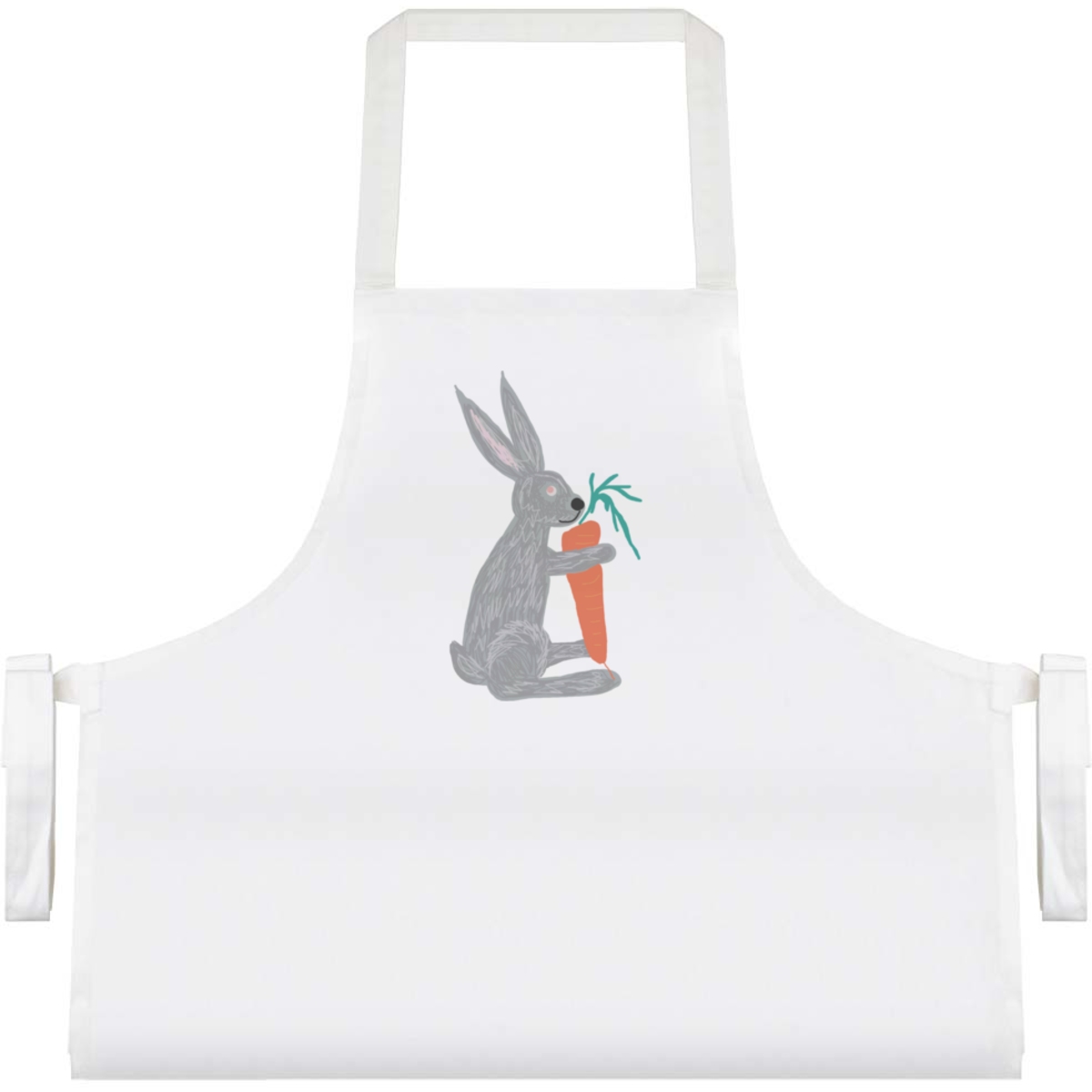 'Rabbit with a carrot ' Unisex Cooking Apron (AP00056764)