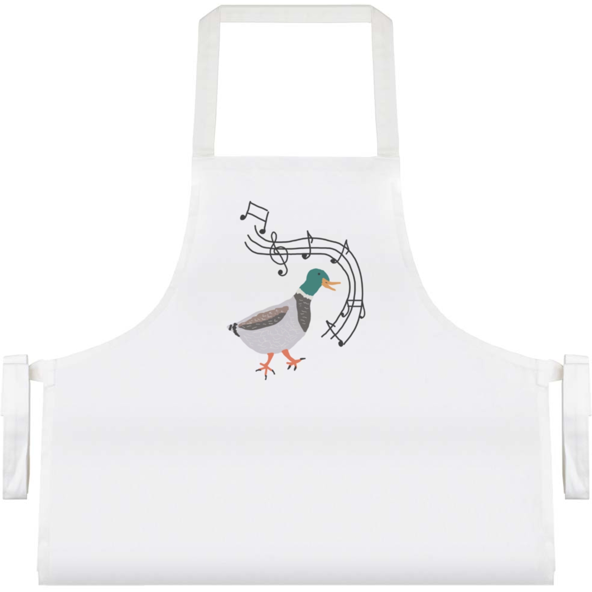 'Musical dancing duck' Unisex Cooking Apron (AP00056986)
