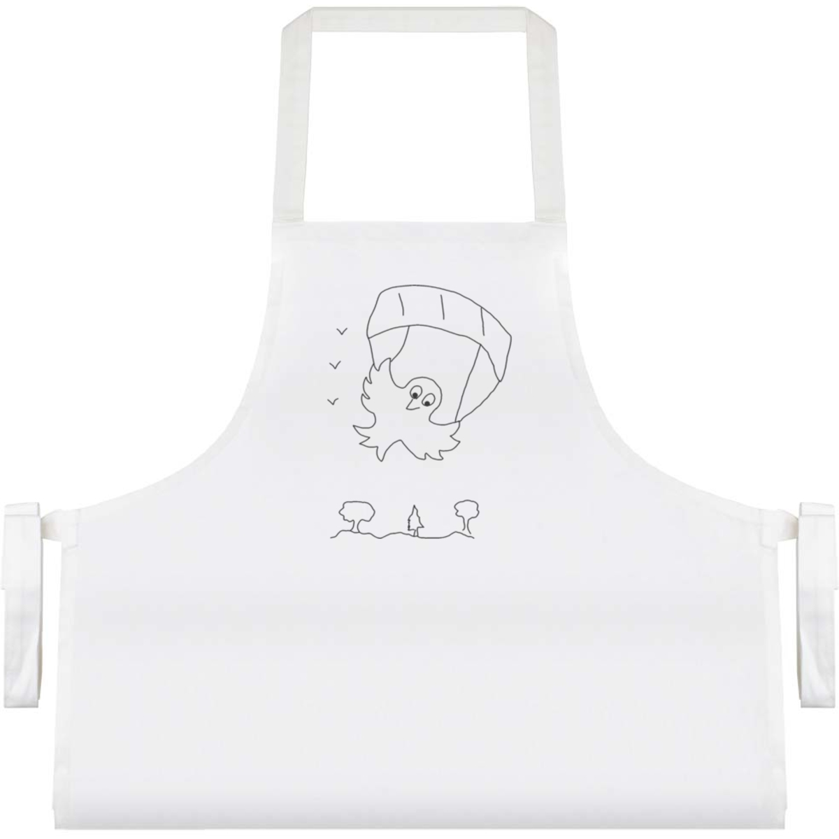 'Chick paragliding ' Unisex Cooking Apron (AP00057274)