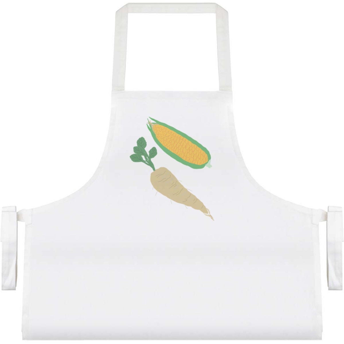'Parsnip and sweetcorn ' Unisex Cooking Apron (AP00057867)