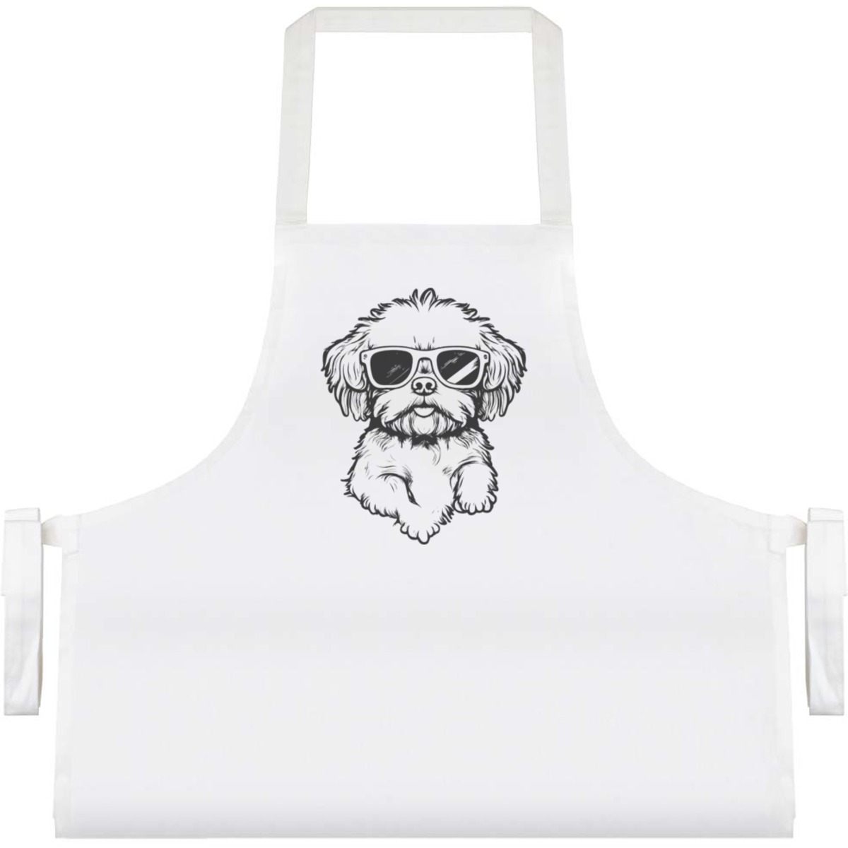 'Dog in Sunglasses' Unisex Cooking Apron (AP00061497)