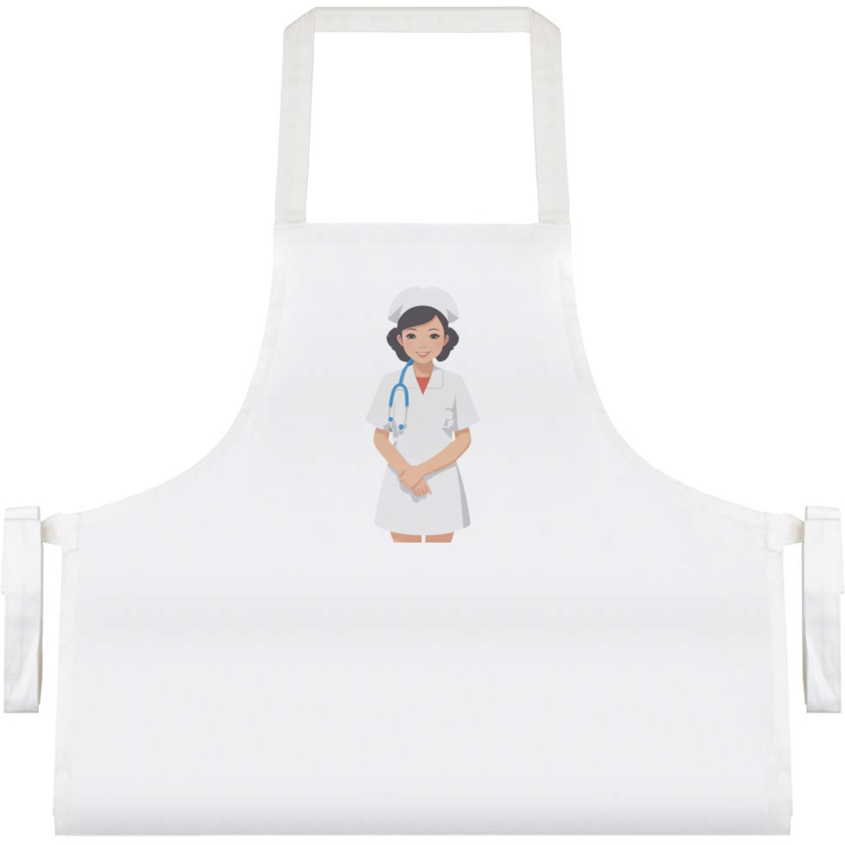 'Smiling Nurse' Unisex Cooking Apron (AP00062398)