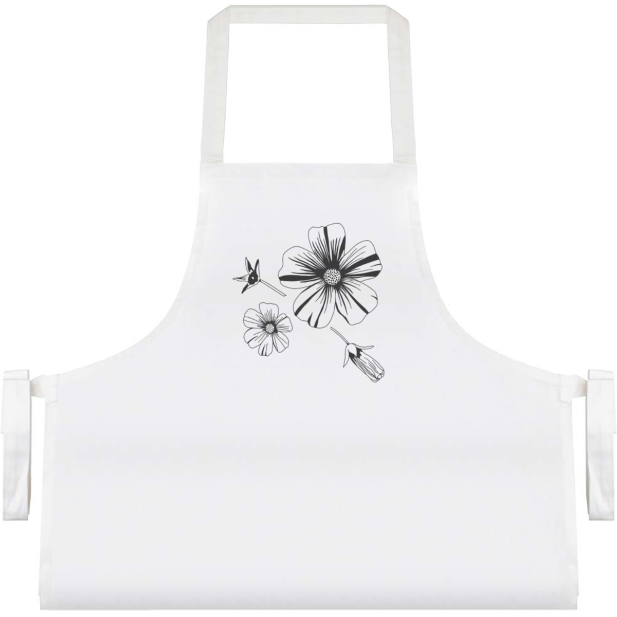 'Flower Heads & Seed Pod' Unisex Cooking Apron (AP00064683)