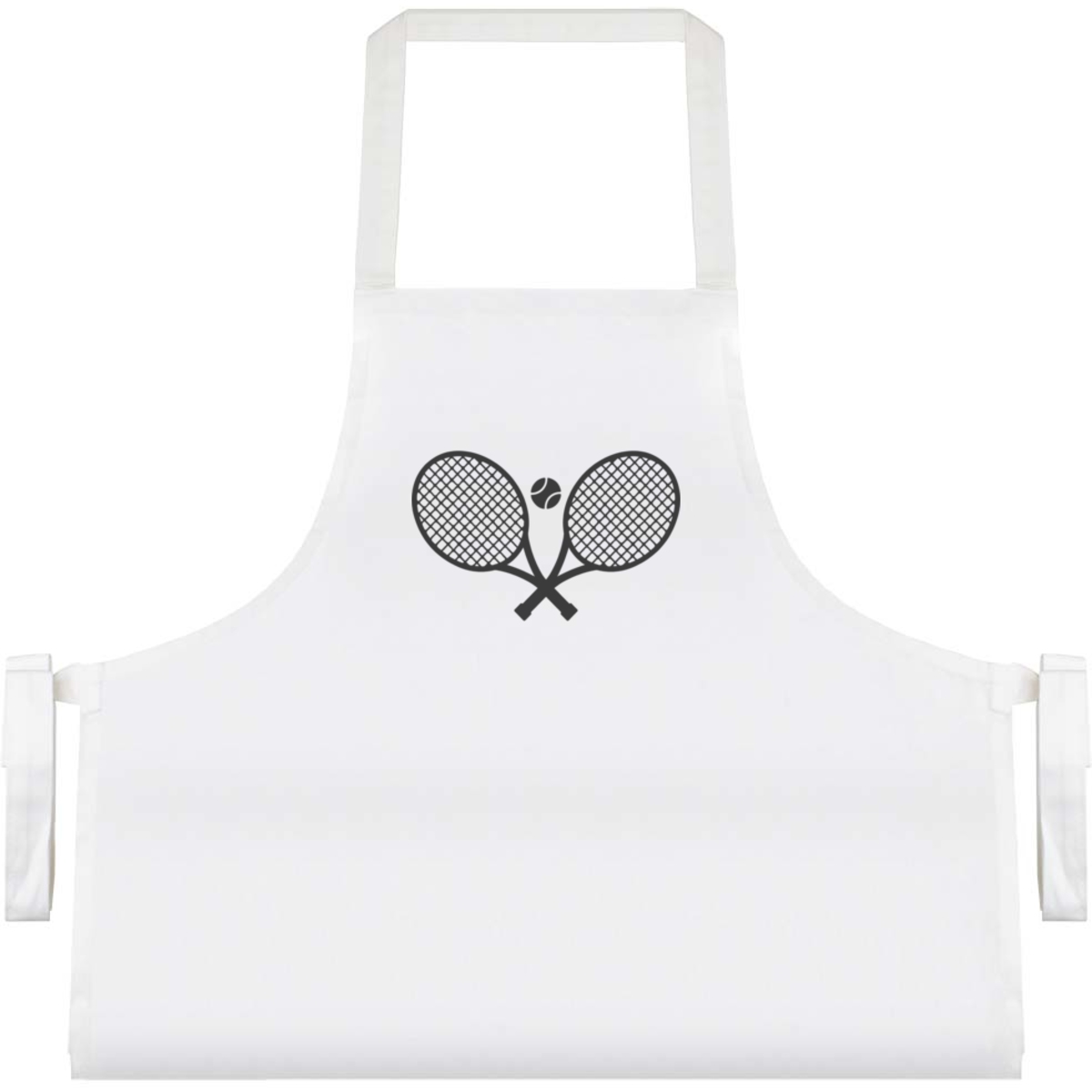 'Tennis Rackets And Ball' Unisex Cooking Apron (AP00064818)