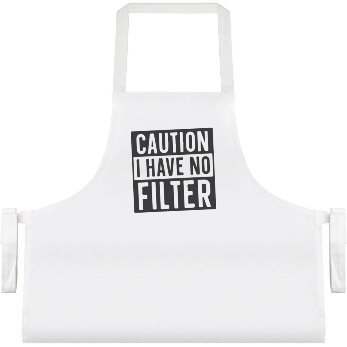 'I Have No Filter' Unisex Cooking Apron (AP00064826)