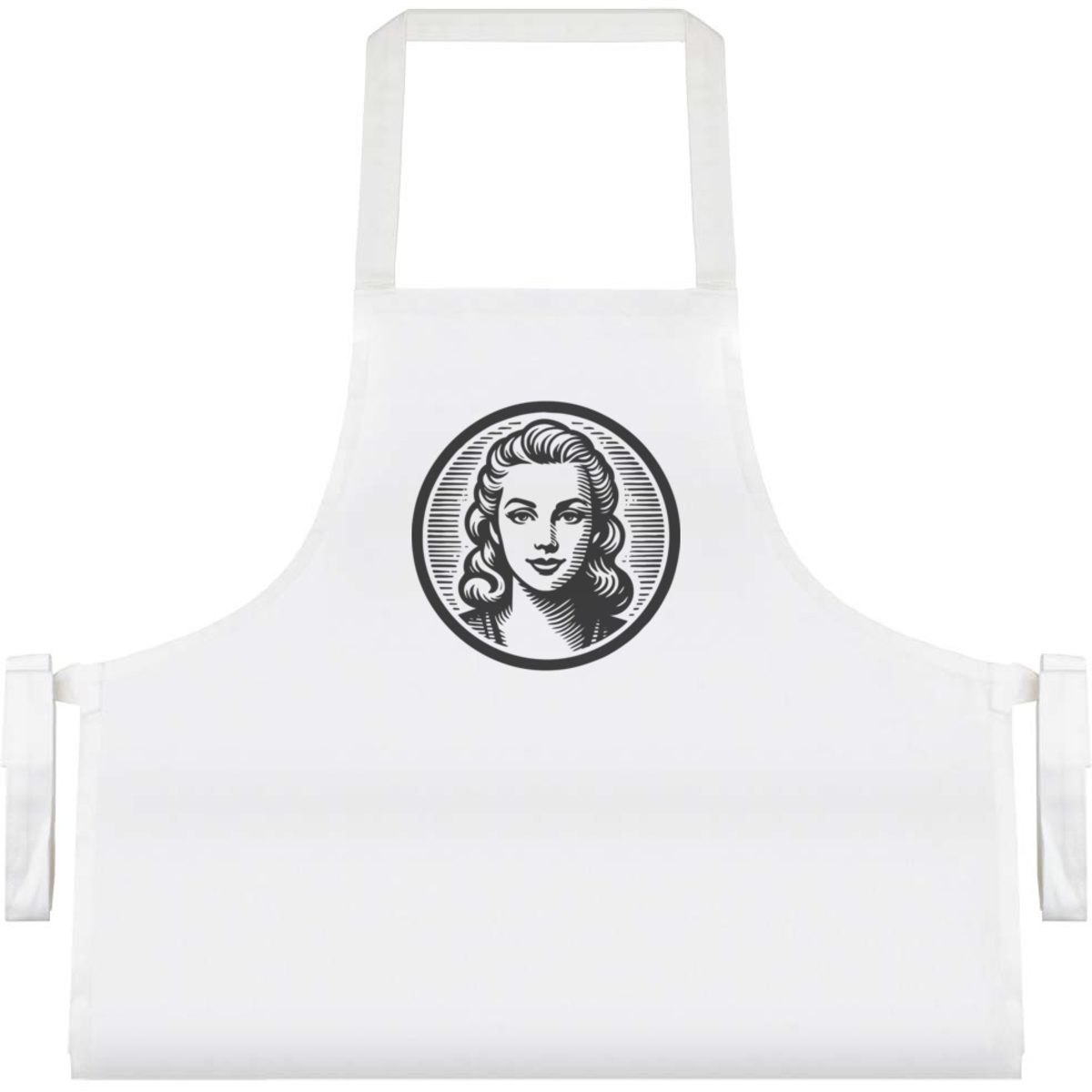 'Pretty Girl Face' Unisex Cooking Apron (AP00065072)