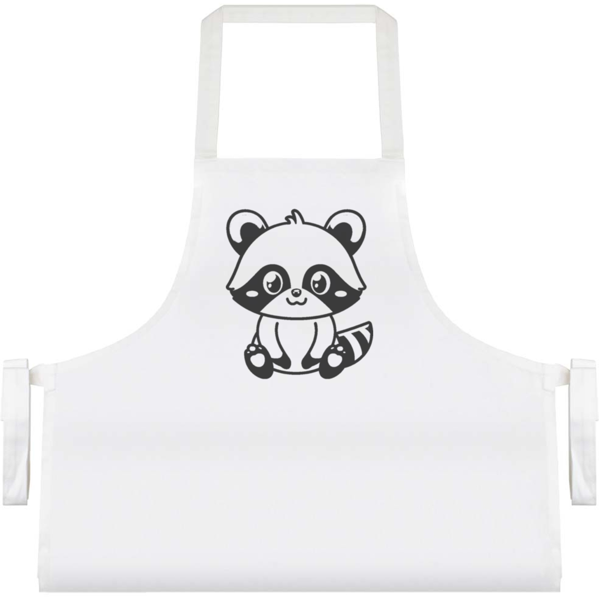 'Cute Racoon Sitting' Unisex Cooking Apron (AP00065612)