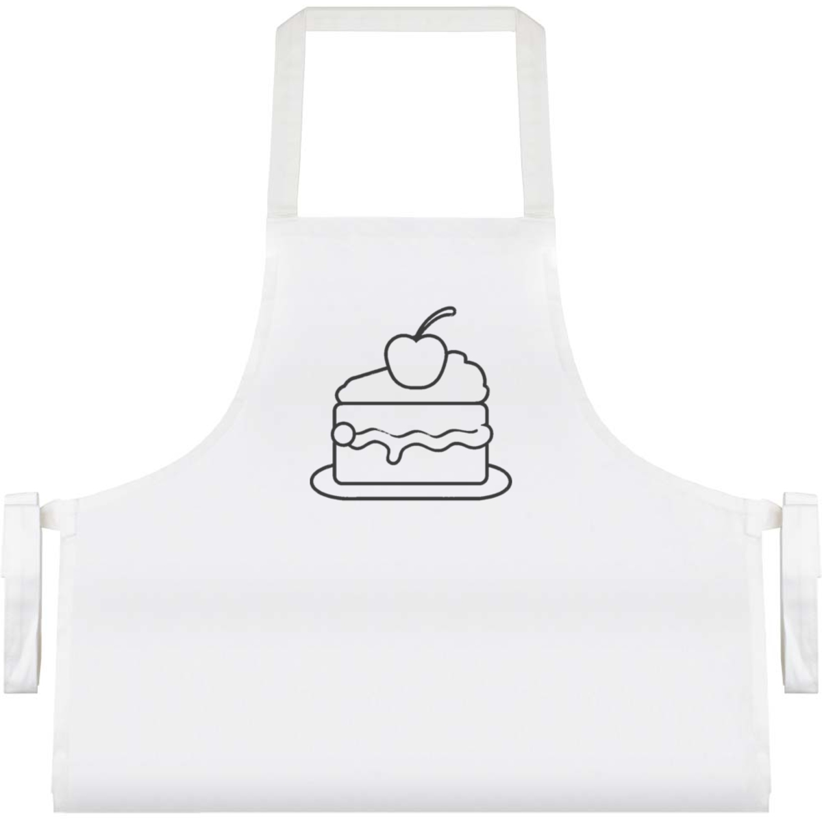 'Cherry Cake Slice' Unisex Cooking Apron (AP00065686)