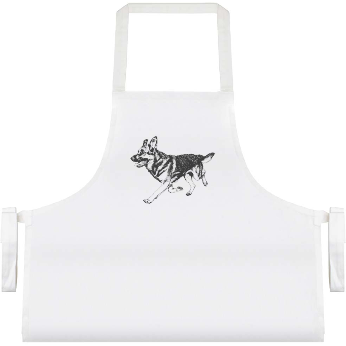 'German Shepherd Walking' Unisex Cooking Apron (AP00065786)
