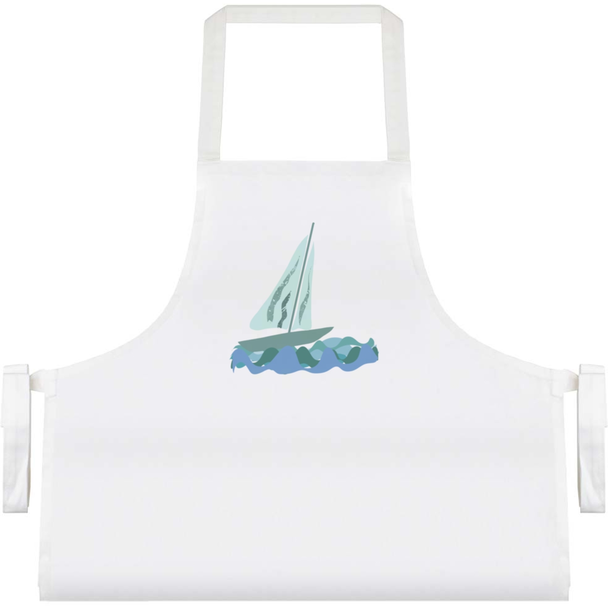 'Yacht On The Ocean' Unisex Cooking Apron (AP00067254)