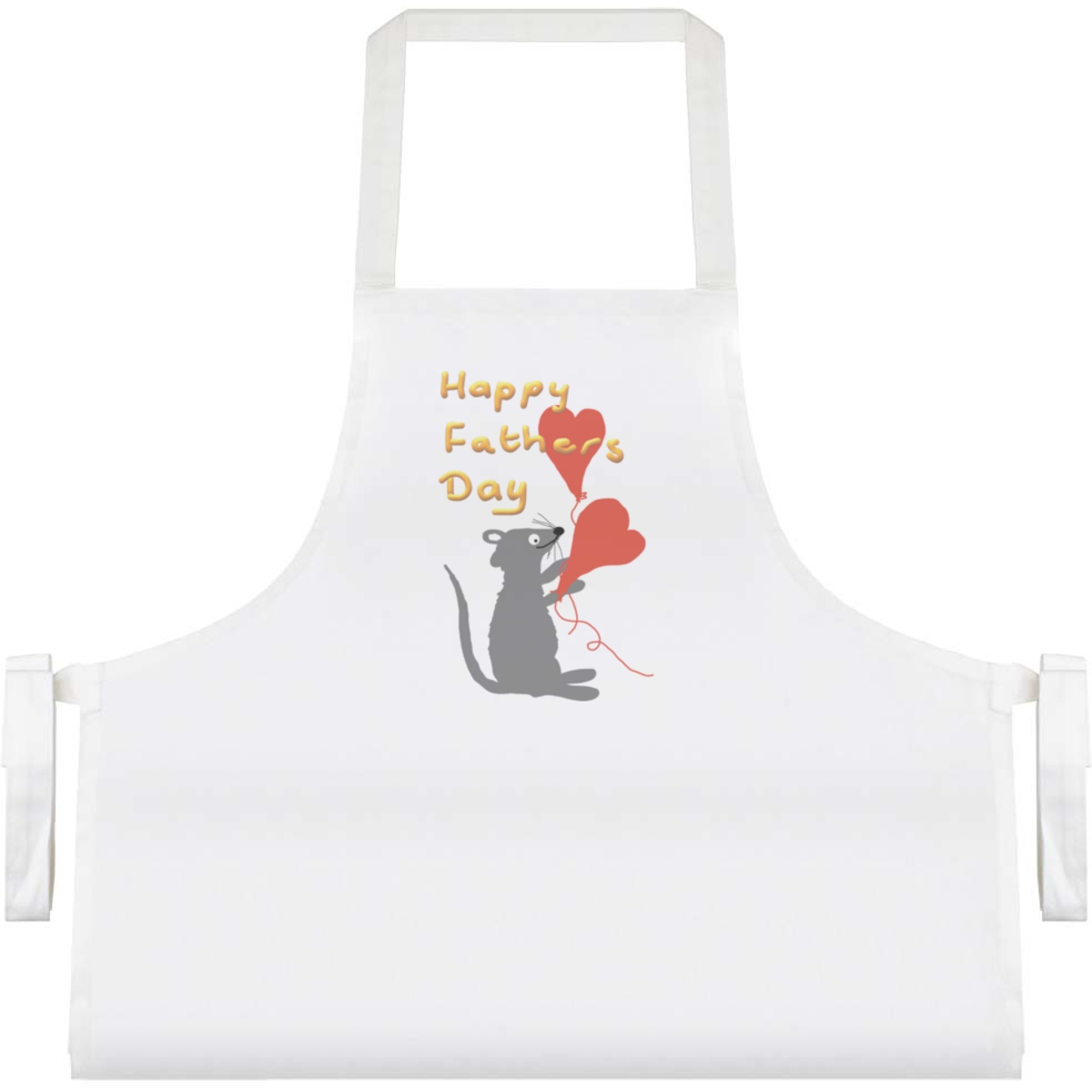 'Happy Fathers Day Mouse' Unisex Cooking Apron (AP00067916)