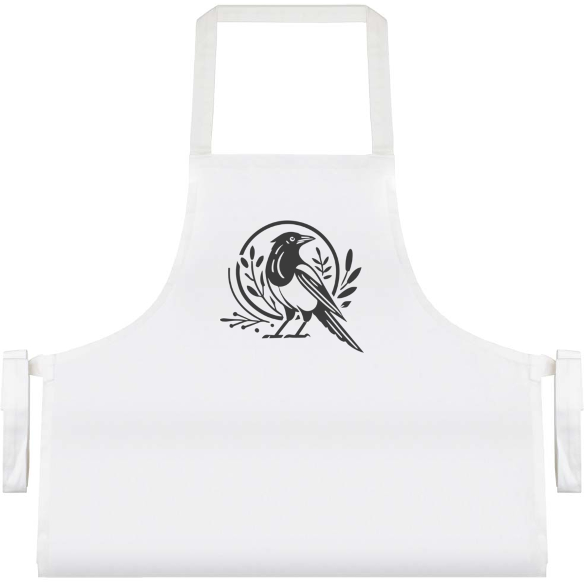 'Magpie & Branches' Unisex Cooking Apron (AP00068988)