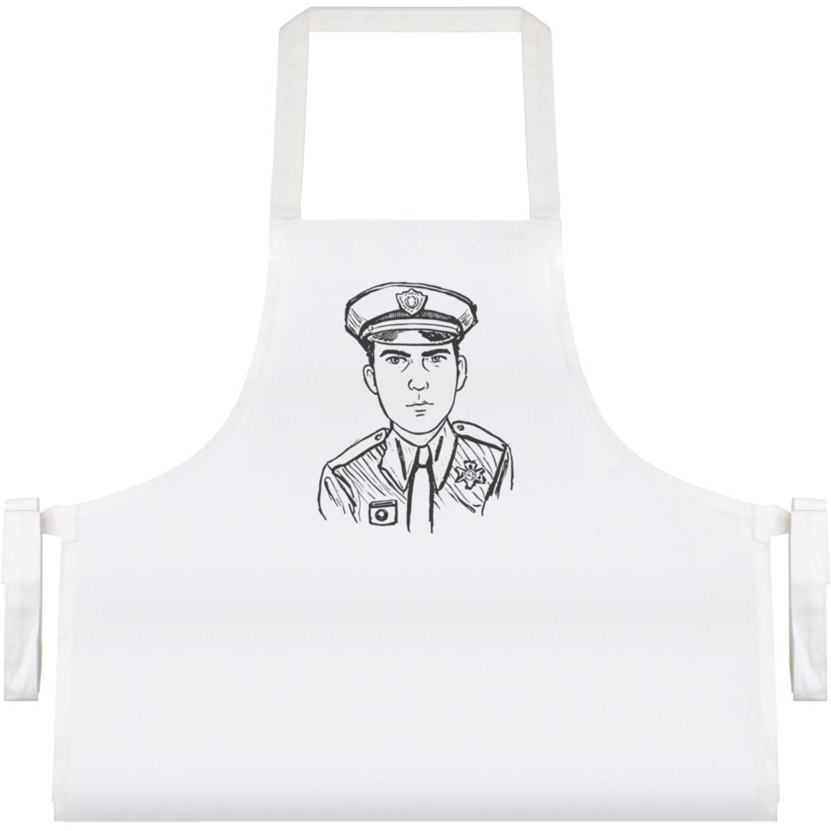 'Police Officer' Unisex Cooking Apron (AP00069971)