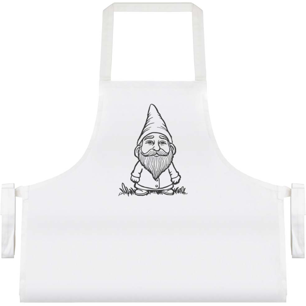 'Standing Garden Gnome' Unisex Cooking Apron (AP00070027)