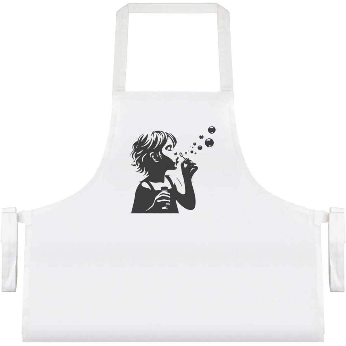 'Blowing Bubbles' Unisex Cooking Apron (AP00070141)