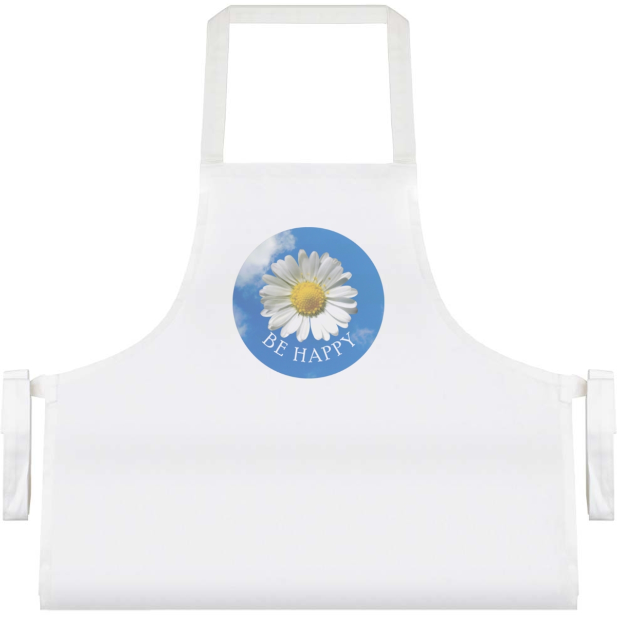 'Be Happy' Unisex Cooking Apron (AP00070469)