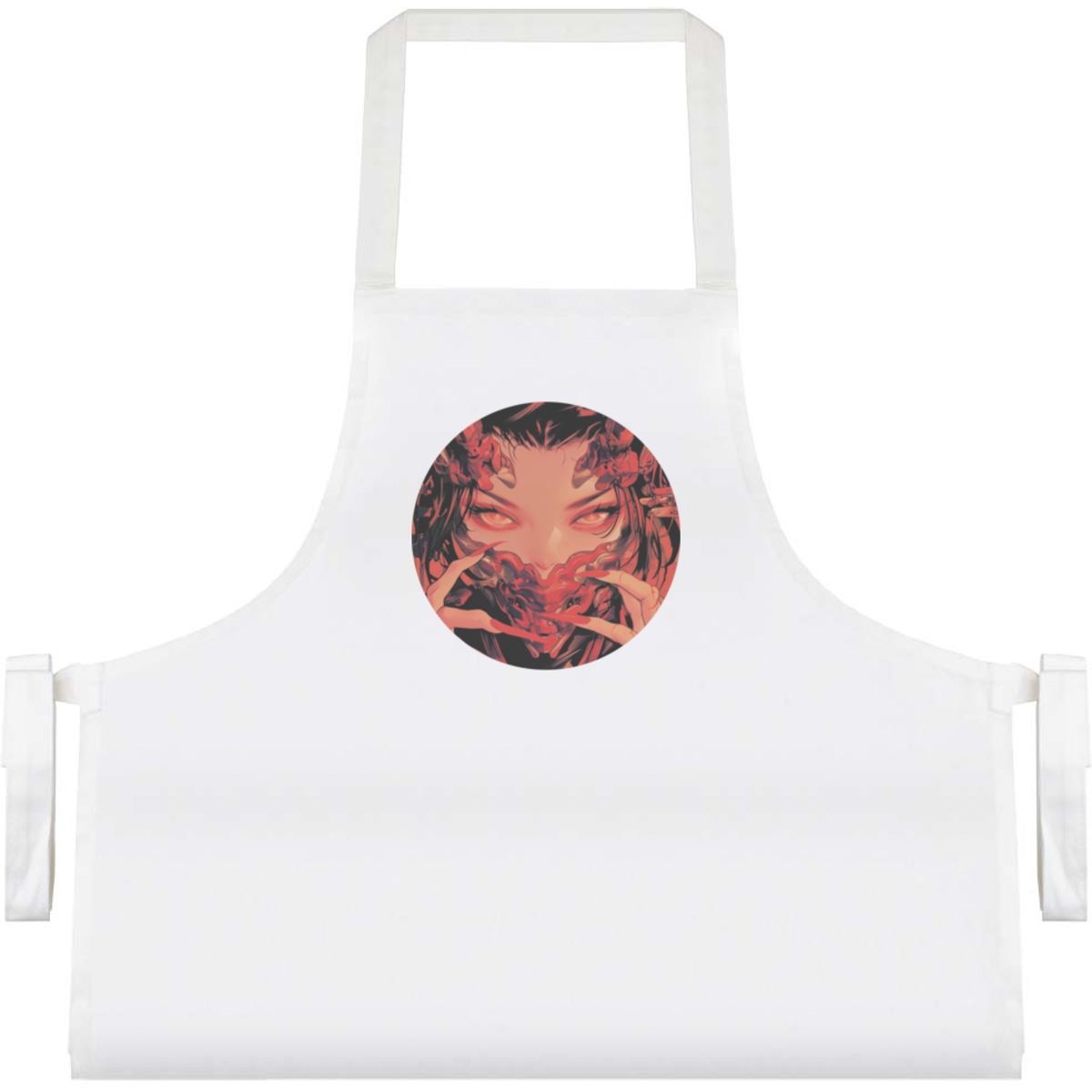 'Geisha Oni Anime Manga Girl Japanese' Unisex Cooking Apron (AP00071411)