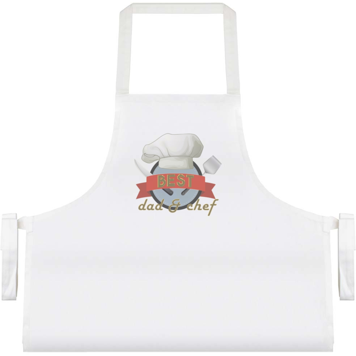 'Best Dad & Chef' Unisex Cooking Apron (AP00074256)