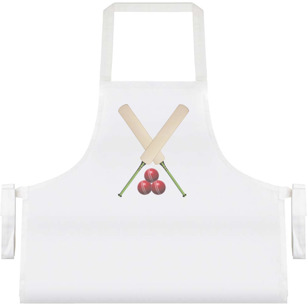 'Cricket Bats and Balls' Unisex Cooking Apron (AP00074460)