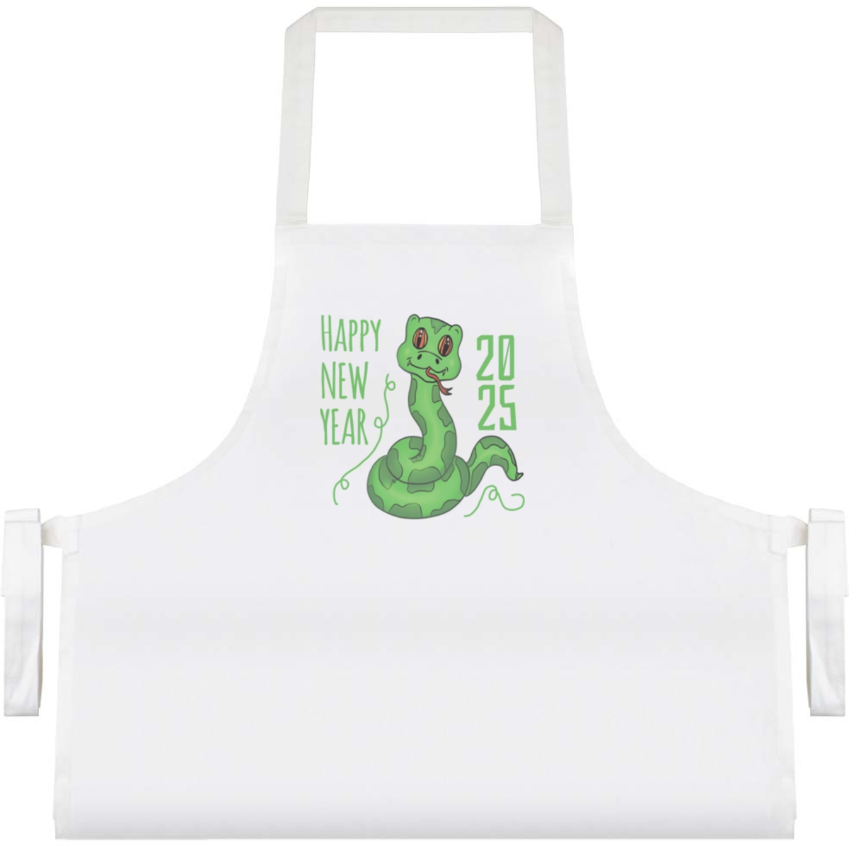 'Happy New Year 2025' Unisex Cooking Apron (AP00075637)