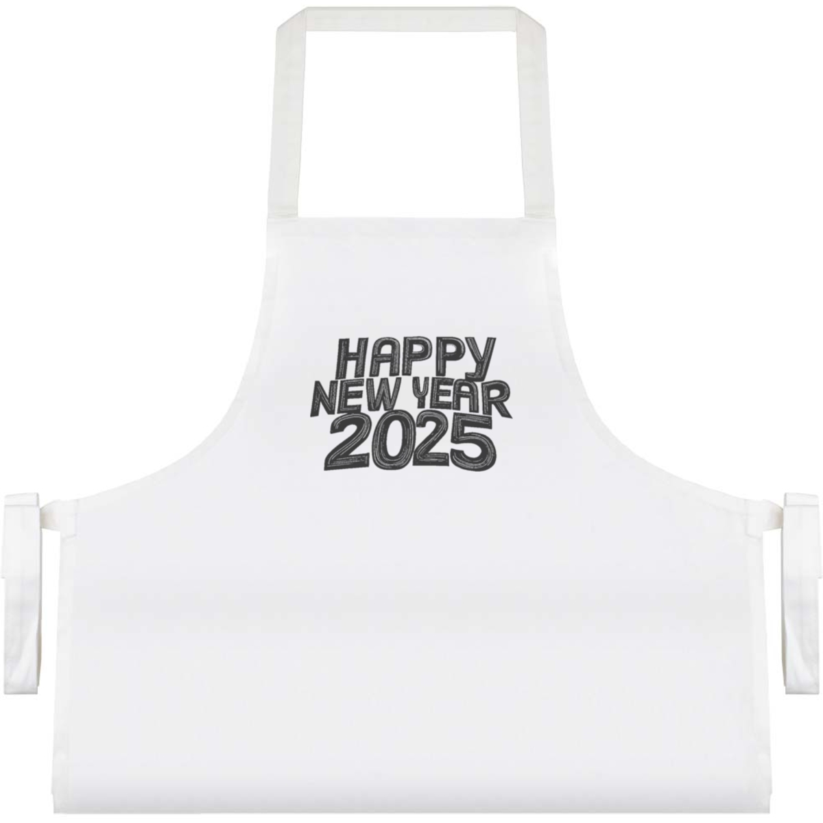 'Happy New Year 2025' Unisex Cooking Apron (AP00075641)