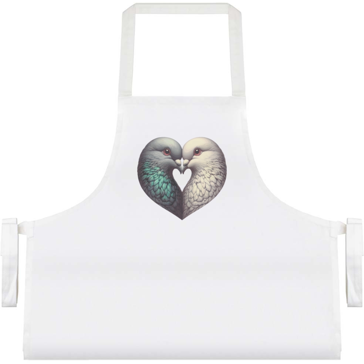 'Lovey Dovey' Unisex Cooking Apron (AP00076144)
