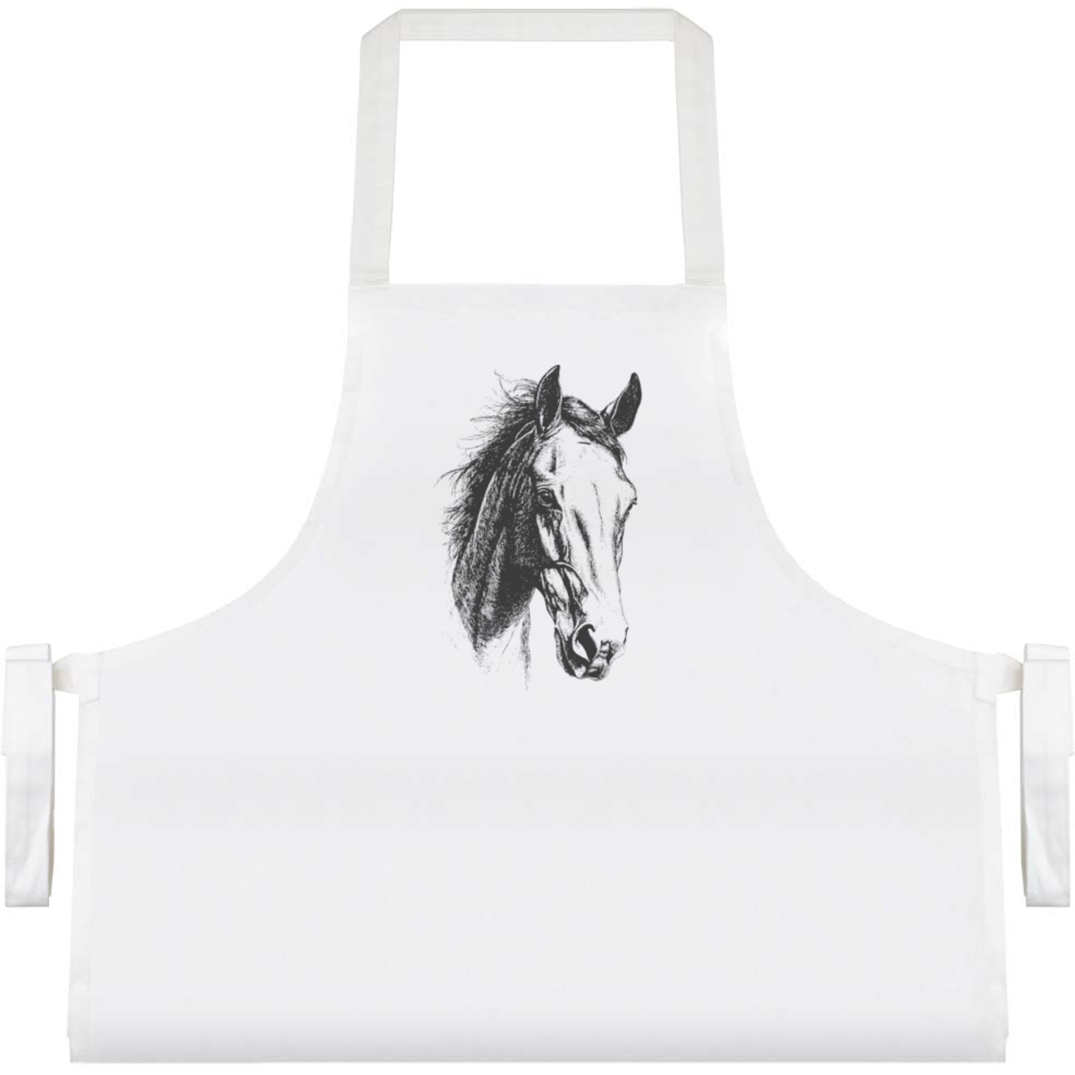 'Horse Portrait' Unisex Cooking Apron (AP00076838)