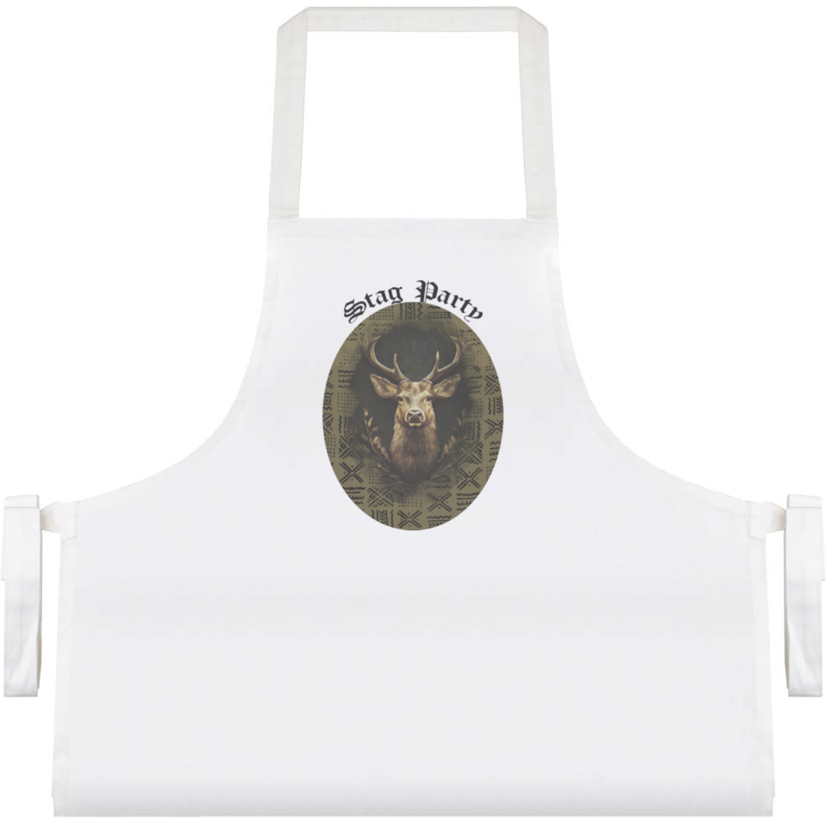'Stag Party' Unisex Cooking Apron (AP00076956)